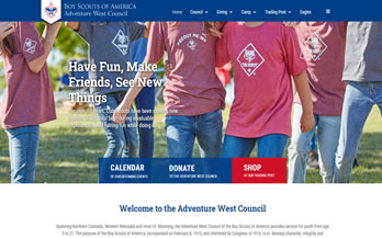 Non Profit Website Design Project